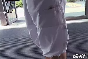 Sexy gay twink gets wild in steamy bedroom action. his charm draws everyone in.