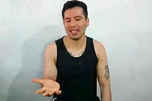 Jovencito devours huge thick cock of his best friend's uncle with intense oral craving