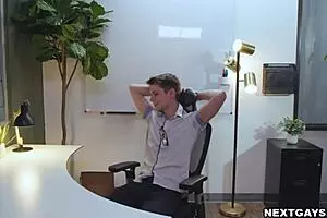Tony and Trevor's sizzling office escapade