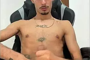 Man, this hairy twink with a massive cock just unloaded buckets everywhere!