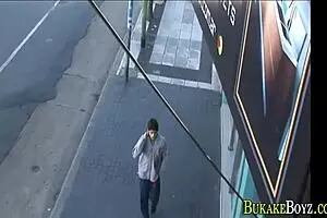 Facialized Teen Twink Gets Sticky Cum Blast