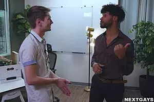 Tony and Trevor's sizzling office escapade
