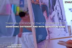 Staxus brings a thick black cock to dominate a tight white hole in intense interracial action. Twinks clash hard!