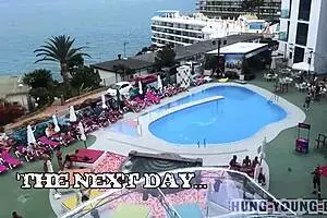 hung young lads take turns banging cute blonde twink with massive rods for fun