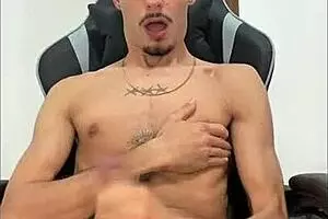 Man, this hairy twink with a massive cock just unloaded buckets everywhere!