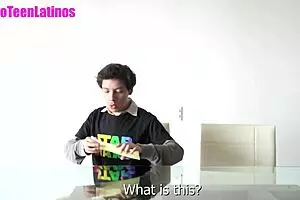 twink leo estebans caught in sexy theft preview scandal. interracial cheating with big ass emo.