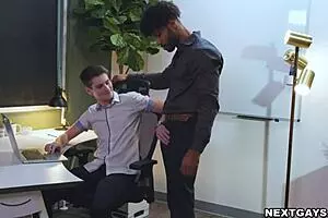 Tony and Trevor's sizzling office escapade