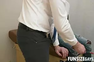 uhh, doctors appt got wild - twink got drilled hard